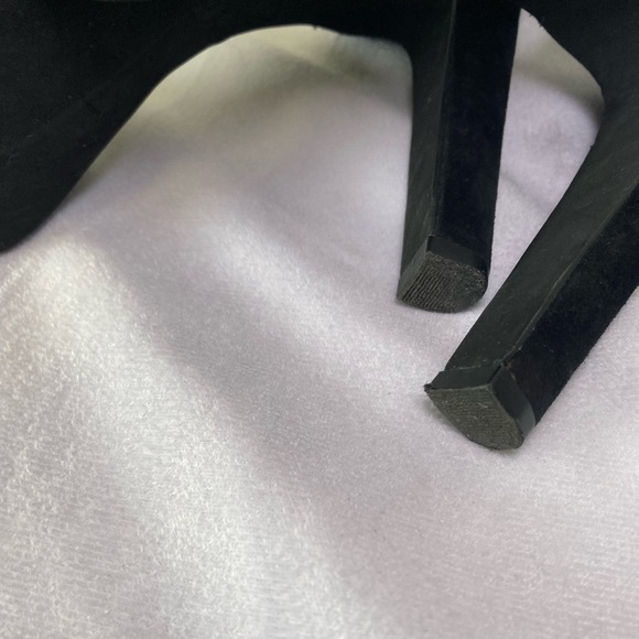 MICHAEL Michael Kors Peep Toe Platform Strappy Heels Black Snakeskin 8.5 - Picture 3 of 8